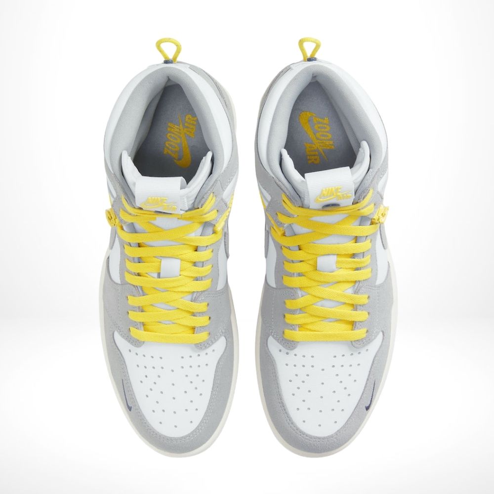 Air Jordan 1 High Switch Light Smoke Grey Yellow