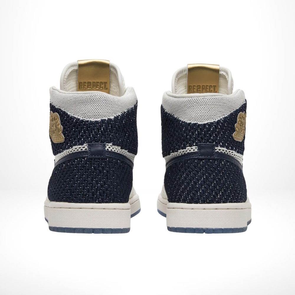Air Jordan 1 Retro High OG Flyknit Re2pect Sail Navy