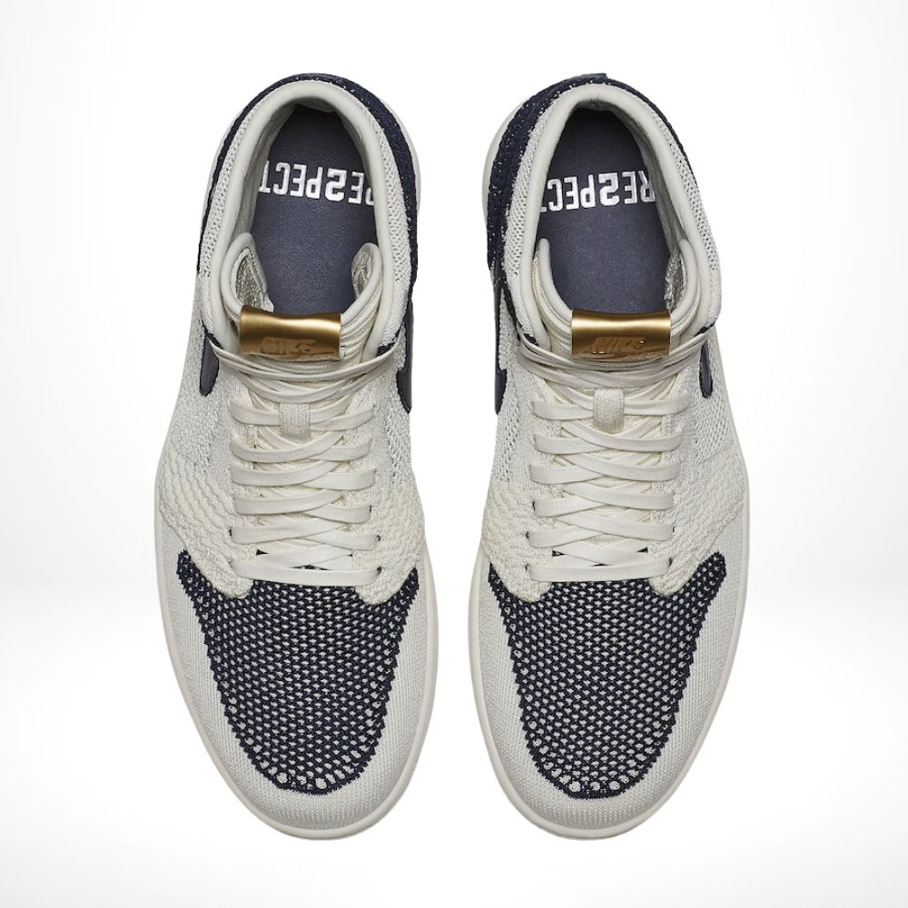 Air Jordan 1 Retro High OG Flyknit Re2pect Sail Navy