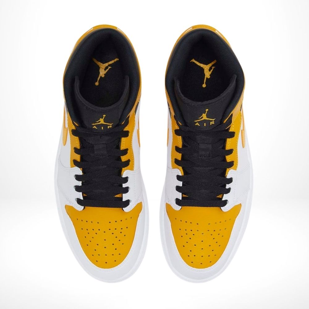 Air Jordan 1 Mid University Gold White Black