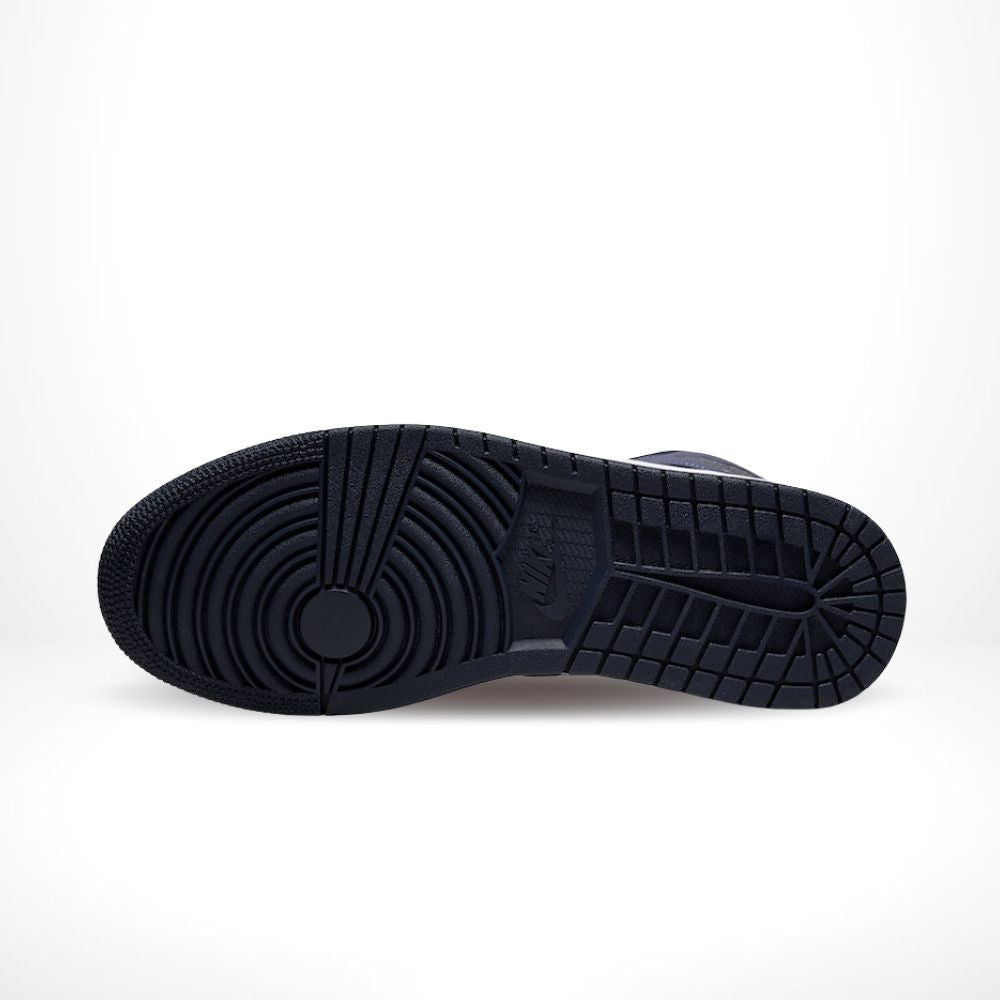 Air Jordan 1 Mid Obsidian Purple White