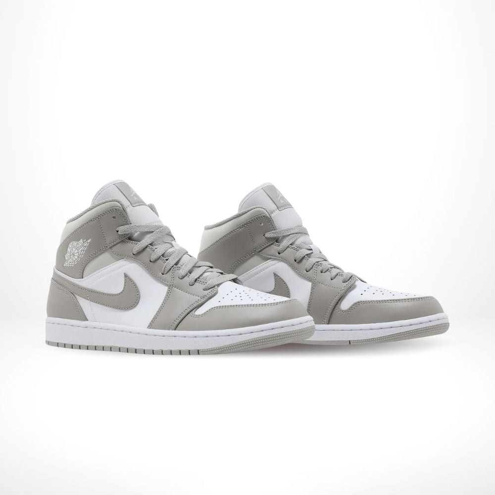 Air Jordan 1 Mid College Grey White