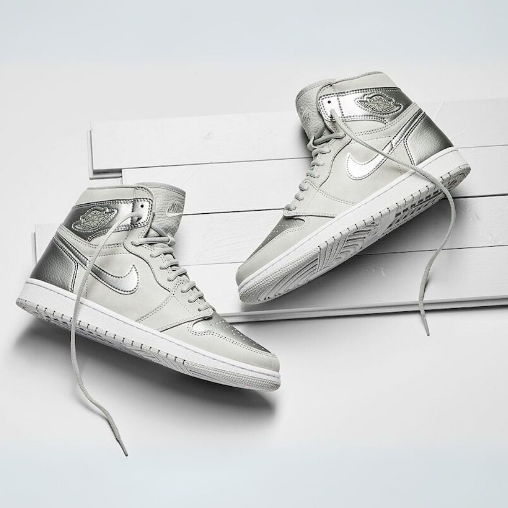 Air Jordan 1 Retro High OG CO Japan Tokyo Grey Metallic Silver