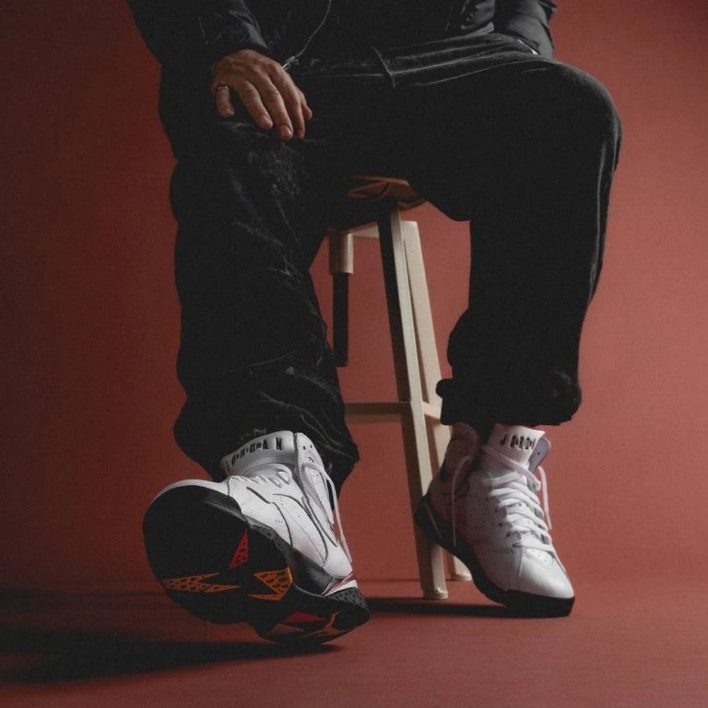 Air Jordan 7 Retro Cardinal White Cardinal Red