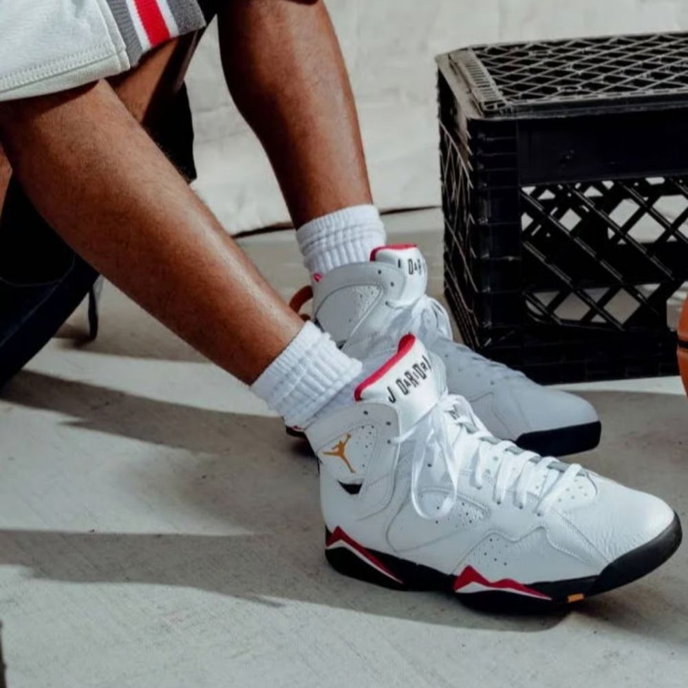 Air Jordan 7 Retro Cardinal White Cardinal Red