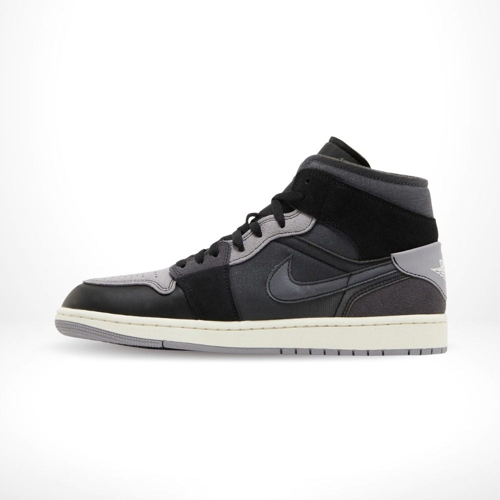 Air Jordan 1 Mid Craft Inside Out Grey Black