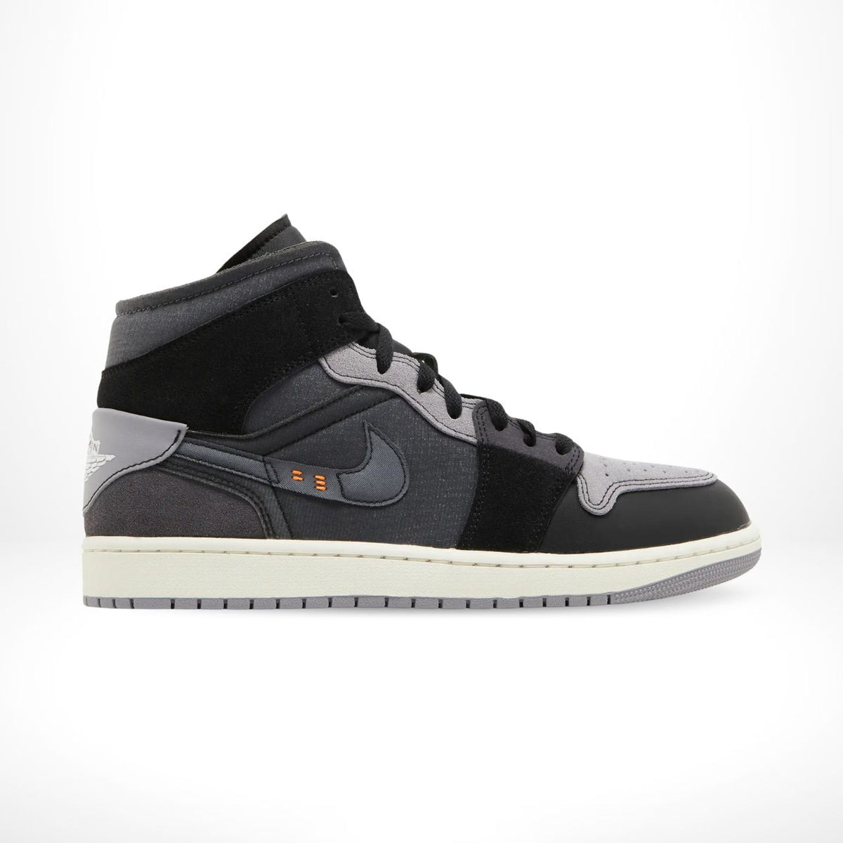 Air Jordan 1 Mid Craft Inside Out Grey Black