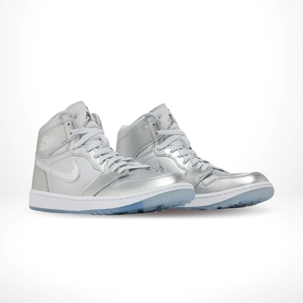 Air Jordan 1 High Golf Gift Giving Pack Metallic Silver
