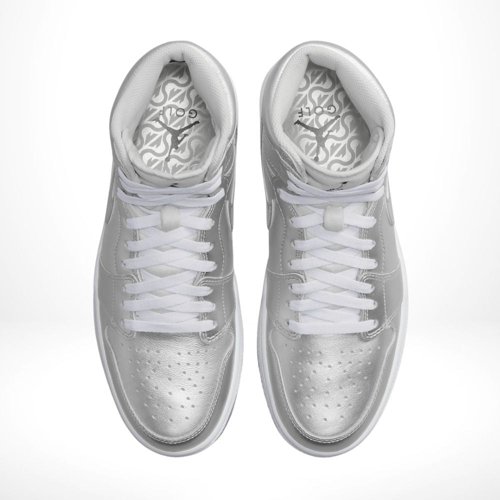 Air Jordan 1 High Golf Gift Giving Pack Metallic Silver