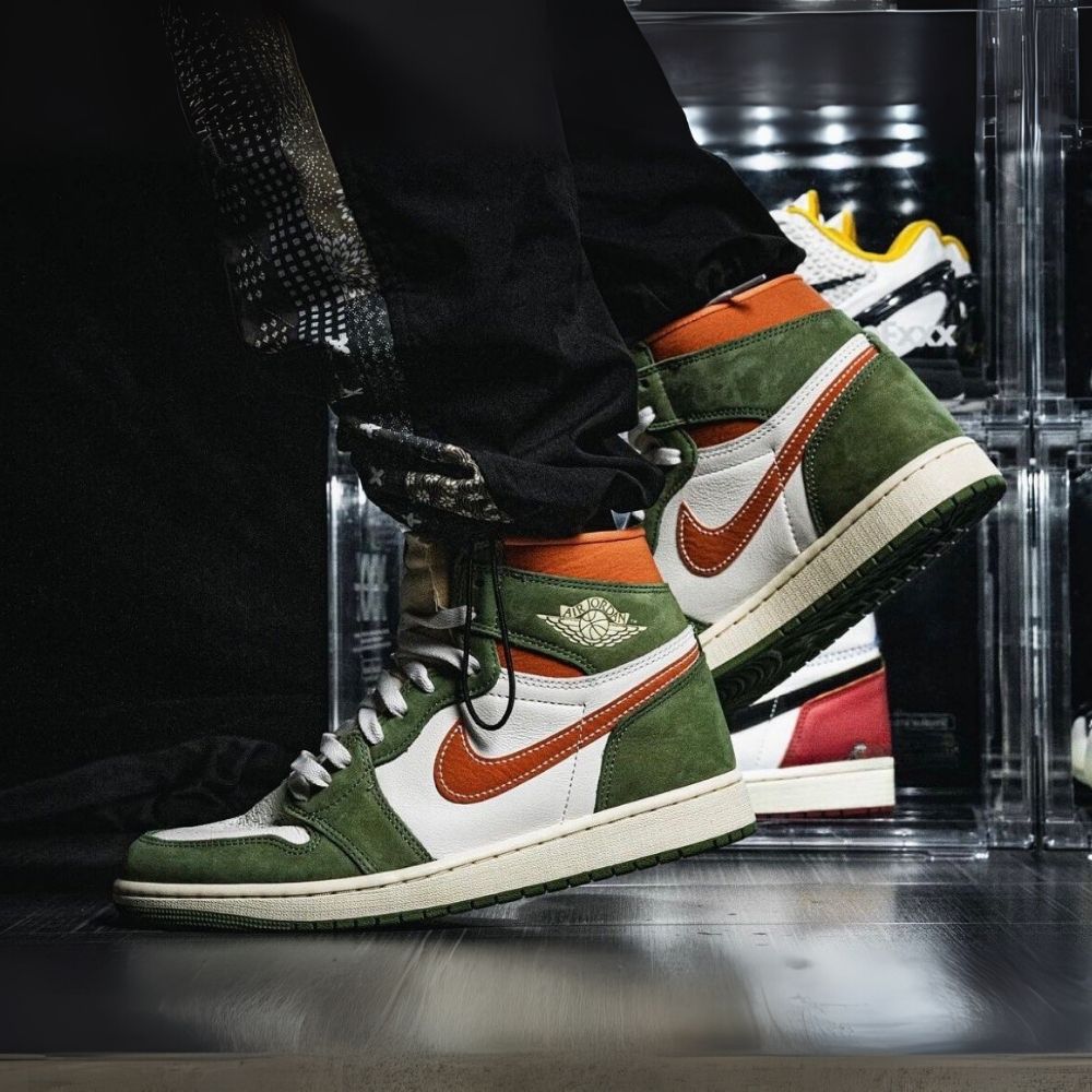 Air Jordan 1 Retro High OG Craft Celadon Olive Pale Ivory