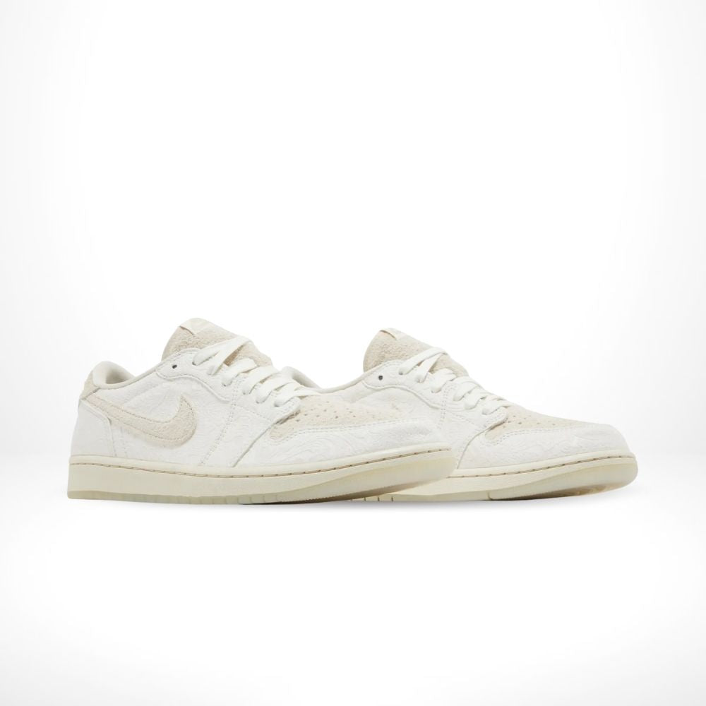 Air Jordan 1 Retro Low OG X Chris Paul Give Them Flowers Cream