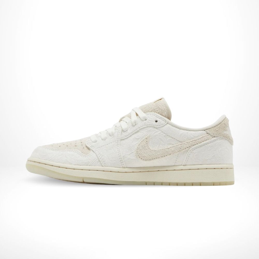 Air Jordan 1 Retro Low OG X Chris Paul Give Them Flowers Cream