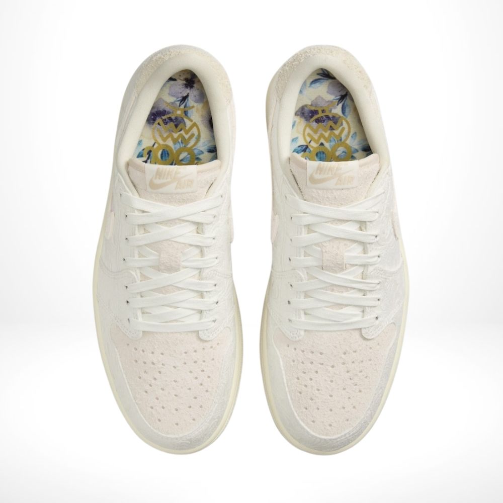 Air Jordan 1 Retro Low OG X Chris Paul Give Them Flowers Cream