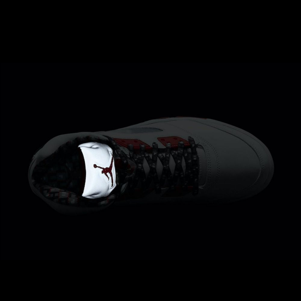Air Jordan 5 Retro Quai 54 White University Red