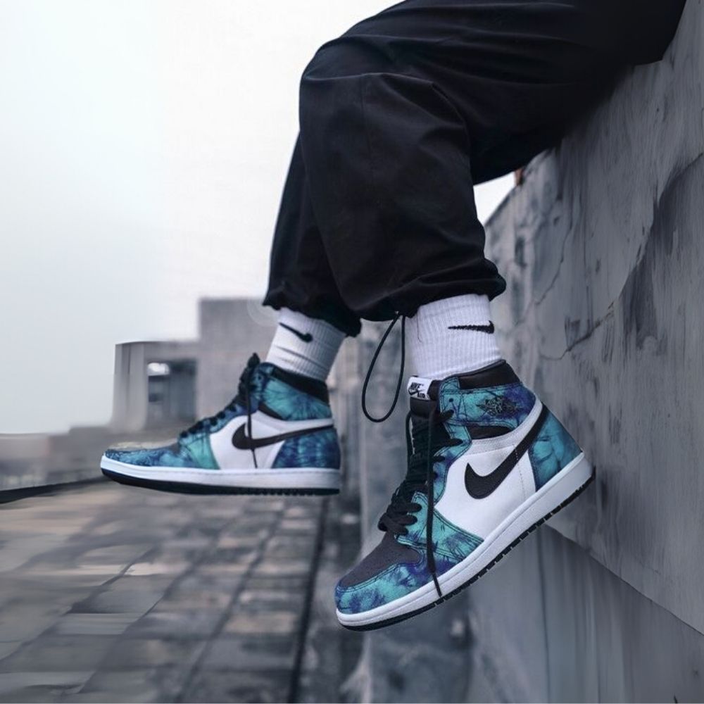 Air Jordan 1 Retro High OG Tie Dye White Aurora Green