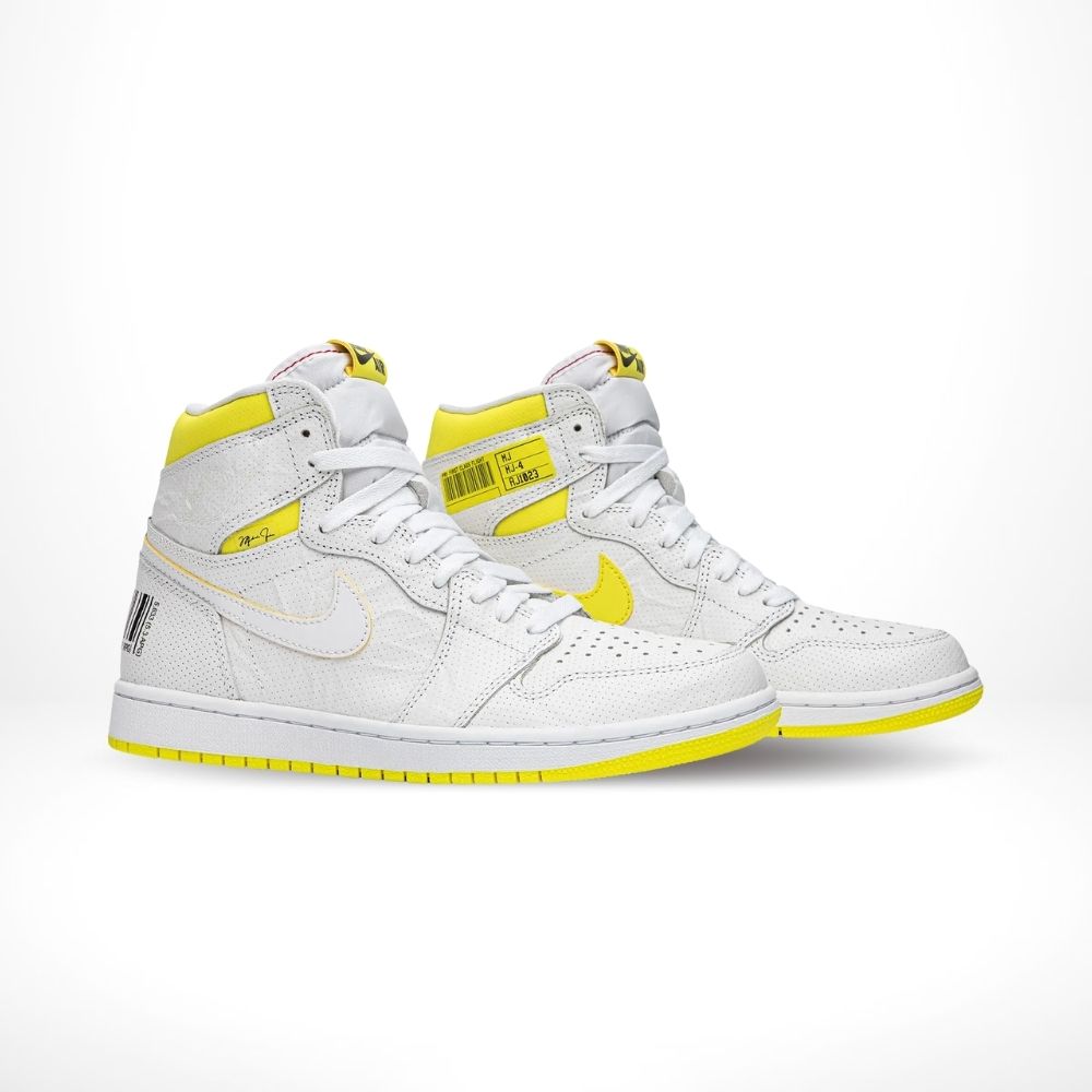 Air Jordan 1 Retro High OG First Class Flight White Yellow