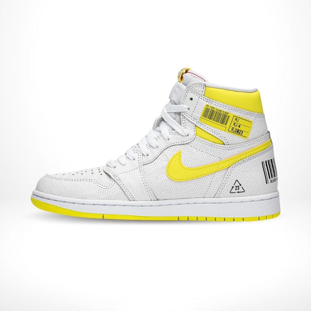 Air Jordan 1 Retro High OG First Class Flight White Yellow