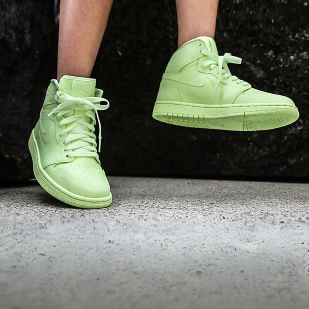 Air Jordan 1 High PRM Barely Volt Neon