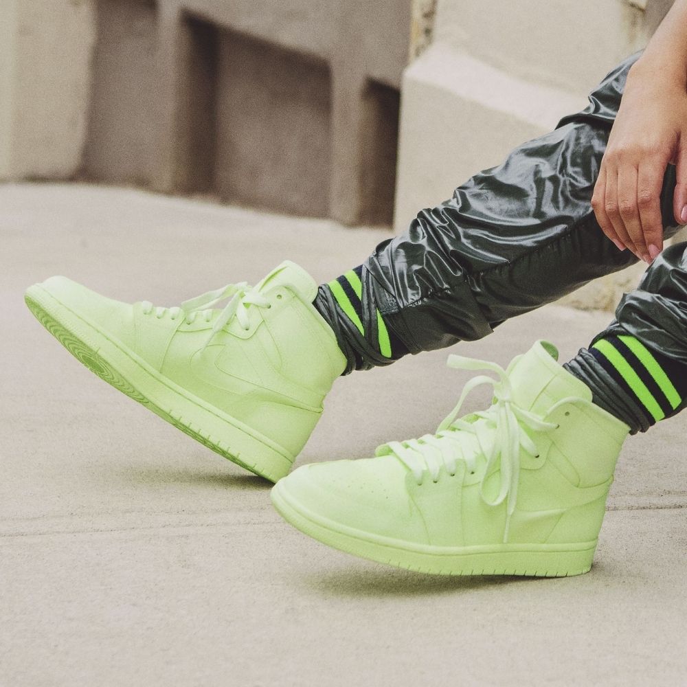 Air Jordan 1 High PRM Barely Volt Neon