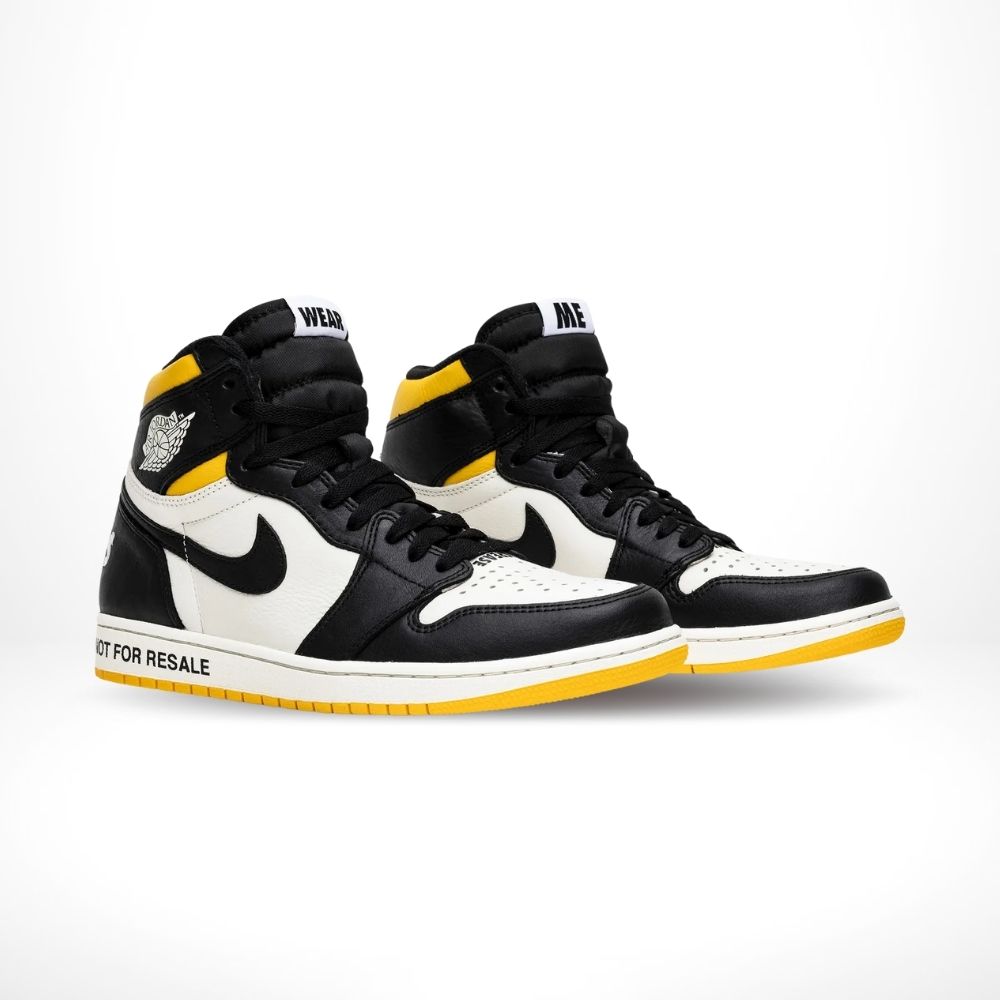 Air Jordan 1 Retro High OG NRG Not For Resale Black Yellow