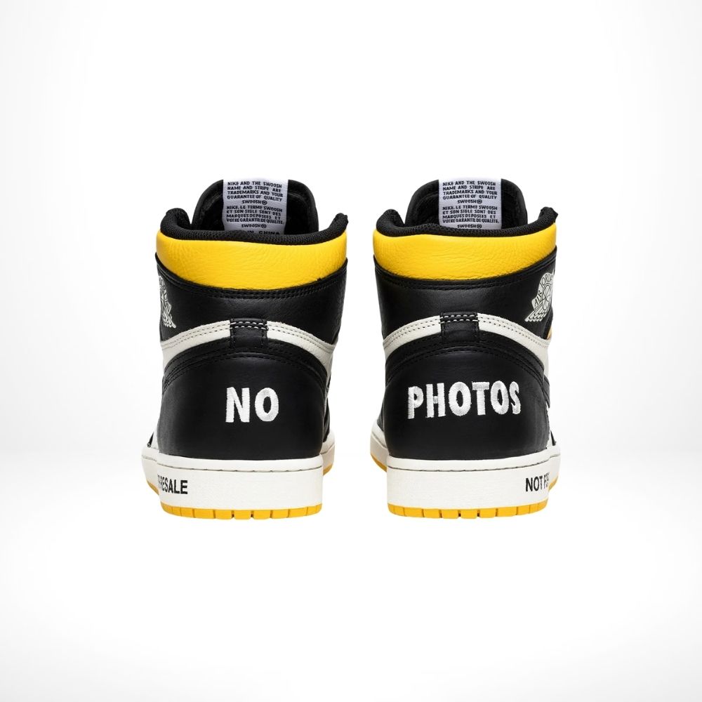 Air Jordan 1 Retro High OG NRG Not For Resale Black Yellow