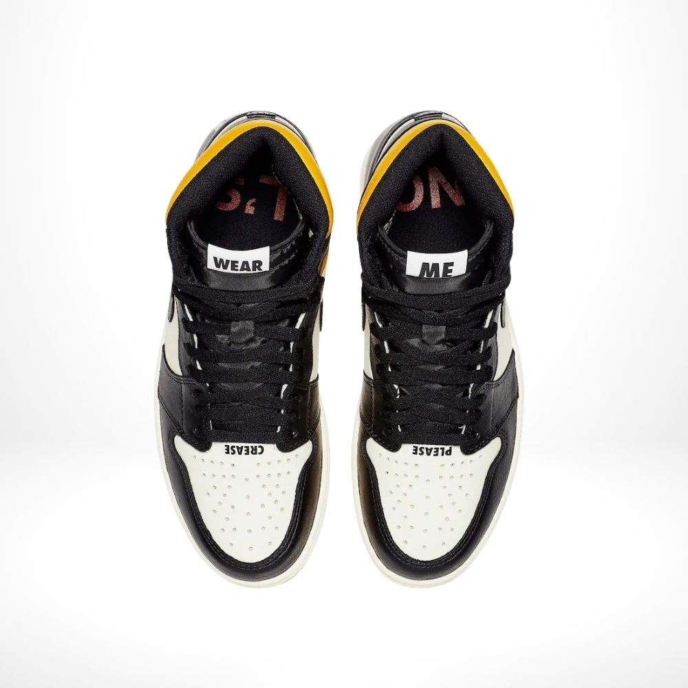 Air Jordan 1 Retro High OG NRG Not For Resale Black Yellow