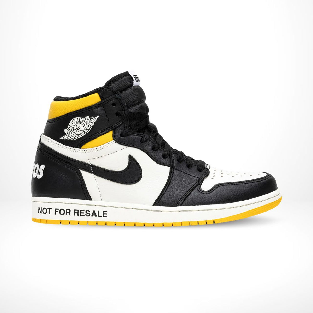 Air Jordan 1 Retro High OG NRG Not For Resale Black Yellow