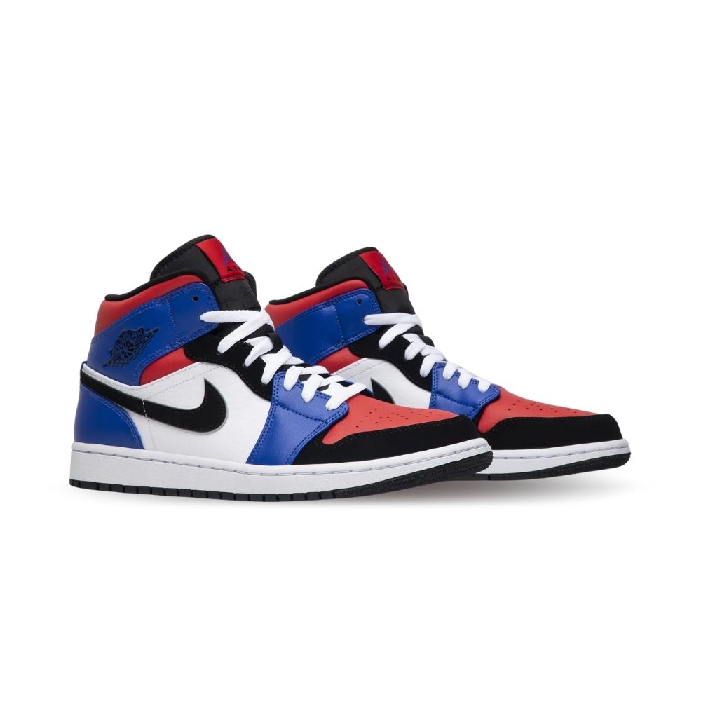 Air Jordan 1 Retro Mid Top 3 Blue Red