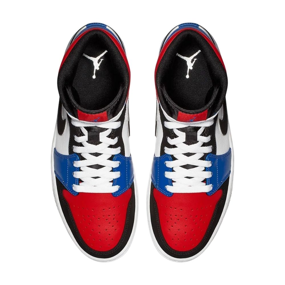 Air Jordan 1 Retro Mid Top 3 Blue Red
