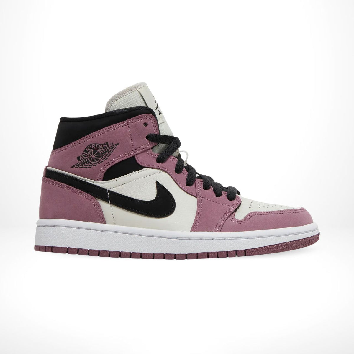 Air Jordan 1 Mid Berry Pink White SE