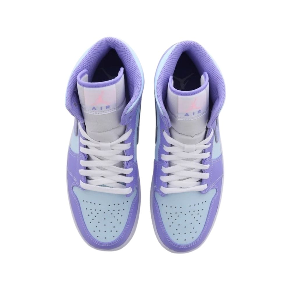 Air Jordan 1 Mid Purple Pulse Glacier Blue