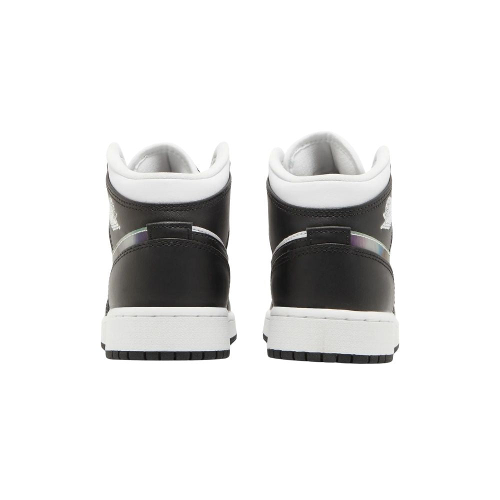Air Jordan 1 Mid Hologram Black White
