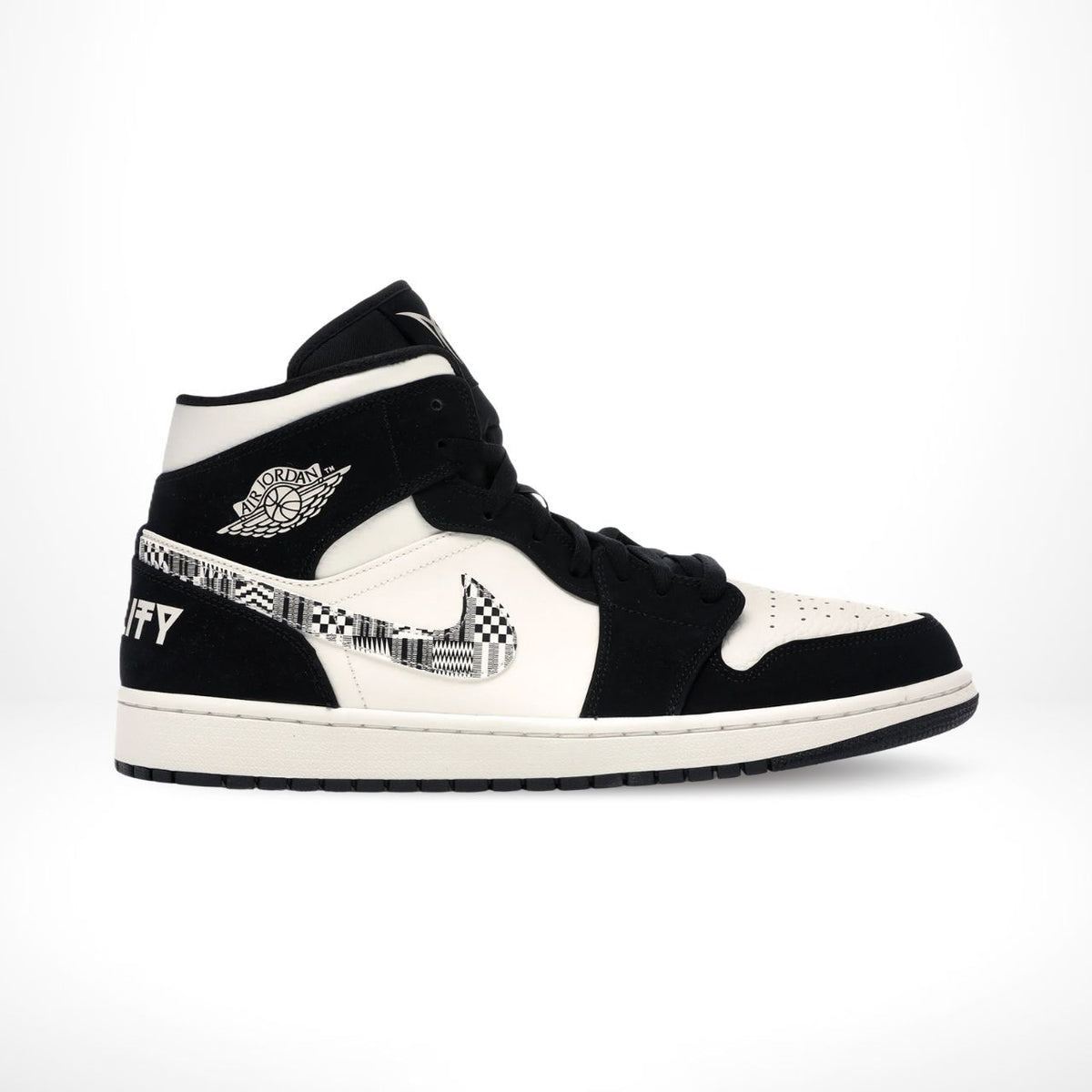 Air Jordan 1 Mid Melo Equality Black White SE