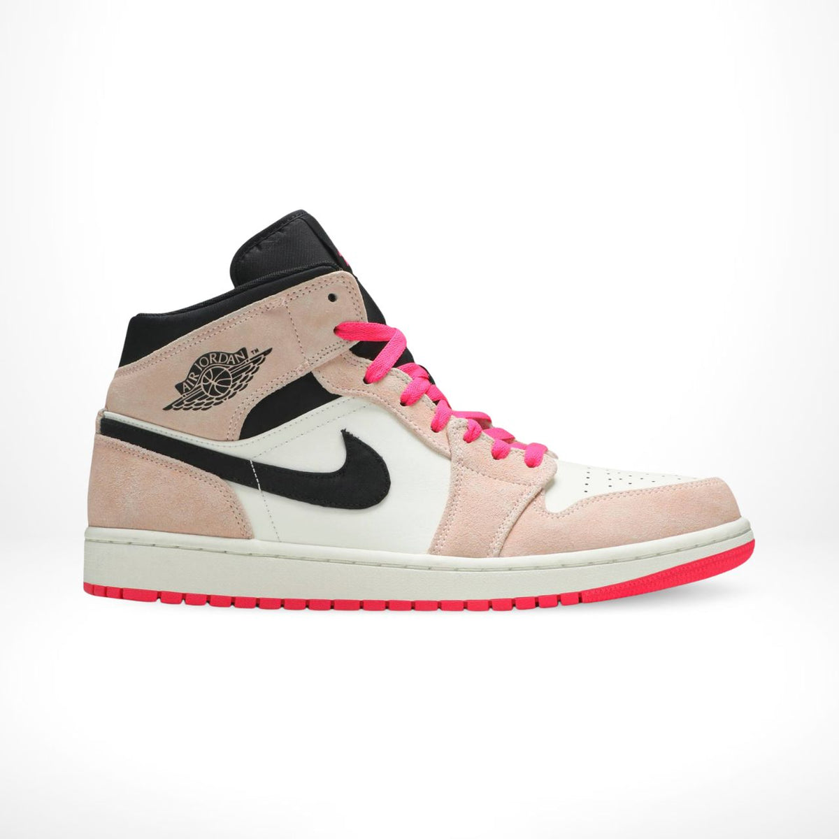 Air Jordan 1 Mid Crimson Tint Hyper Pink