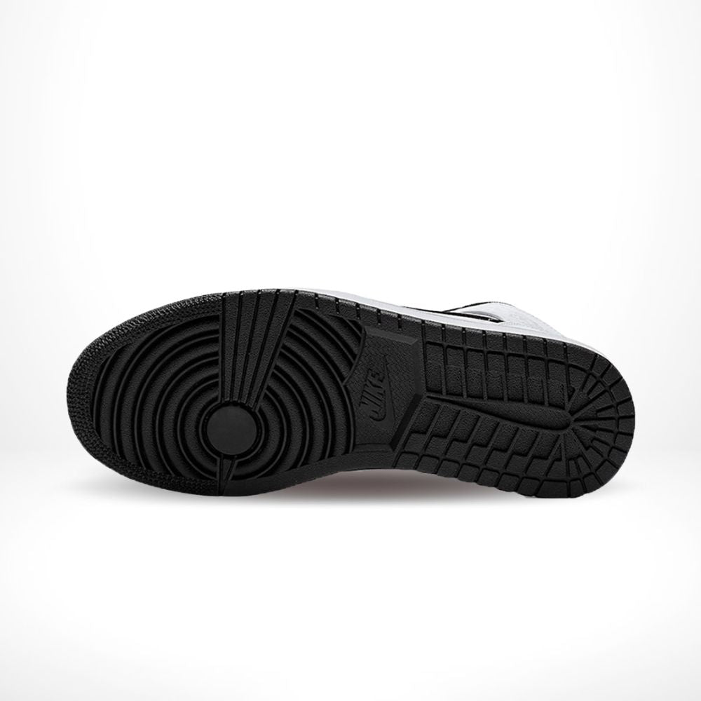 Air Jordan 1 Mid Alternate Think 16 White Silver Black
