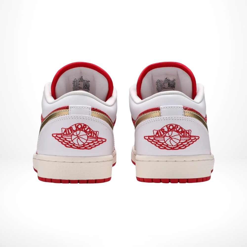 Air Jordan 1 Low Spades White University Red