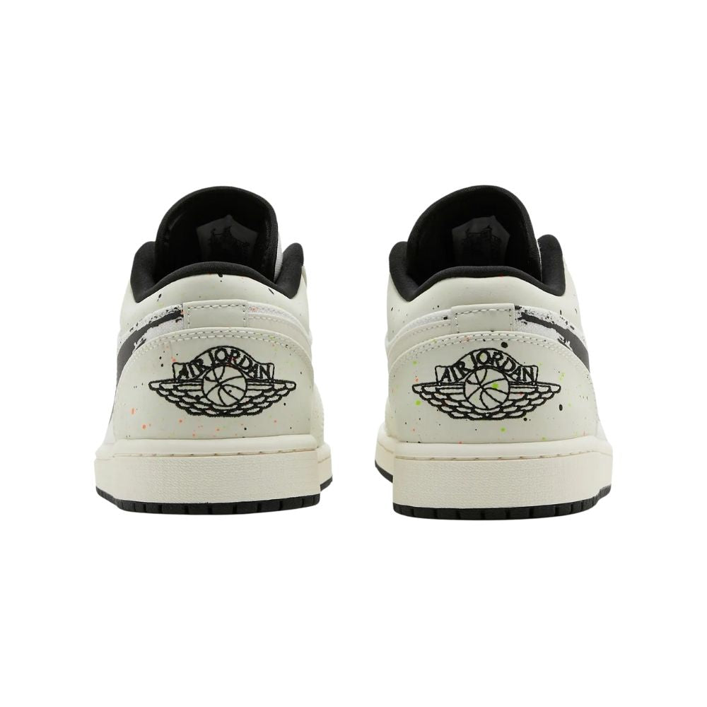 Air Jordan 1 Low Brushstroke Black Beige