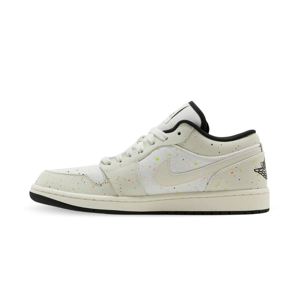 Air Jordan 1 Low Brushstroke Black Beige