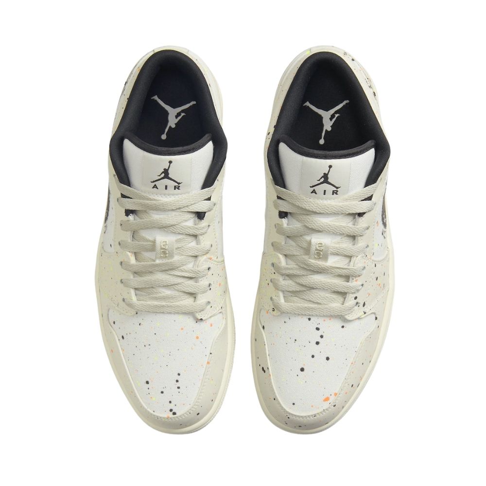 Air Jordan 1 Low Brushstroke Black Beige