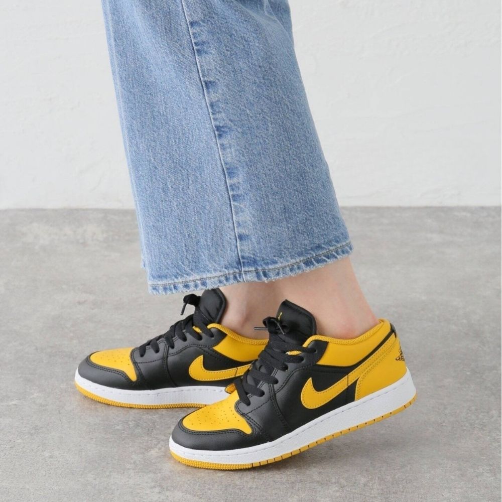 Air Jordan 1 Low Yellow Ochre Black
