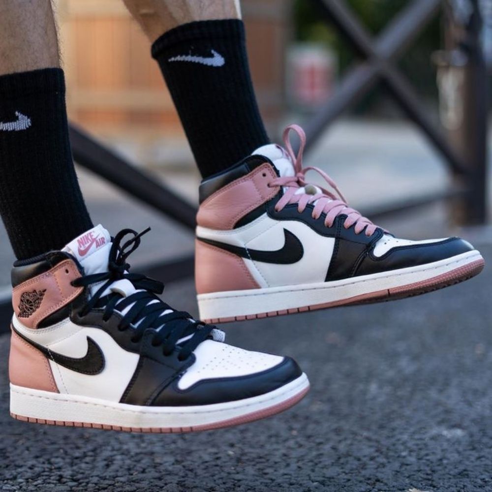Air Jordan 1 Retro High Rust Pink White