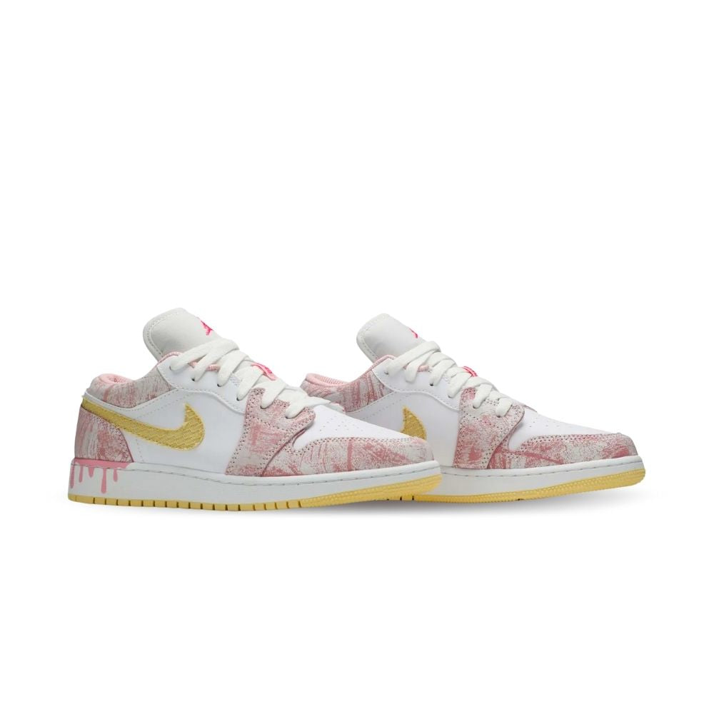 Air Jordan 1 Low Strawberry Ice Cream White Hyper Pink