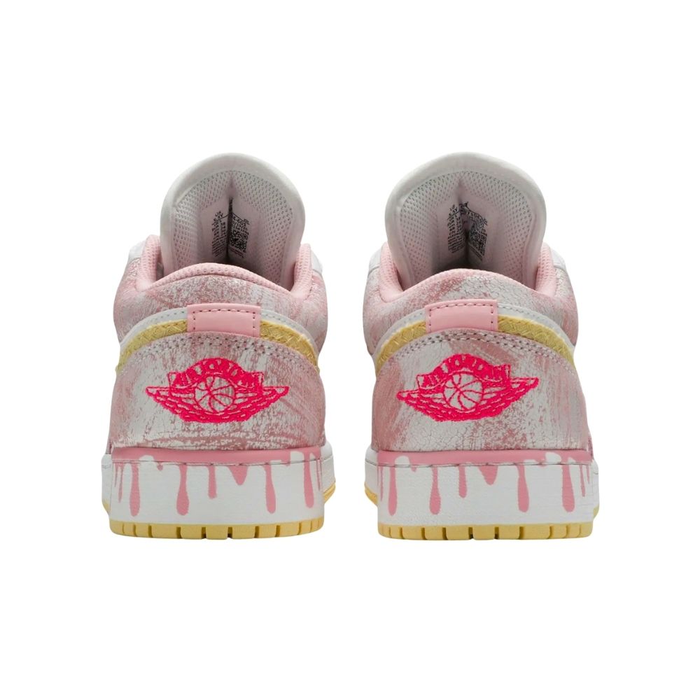 Air Jordan 1 Low Strawberry Ice Cream White Hyper Pink