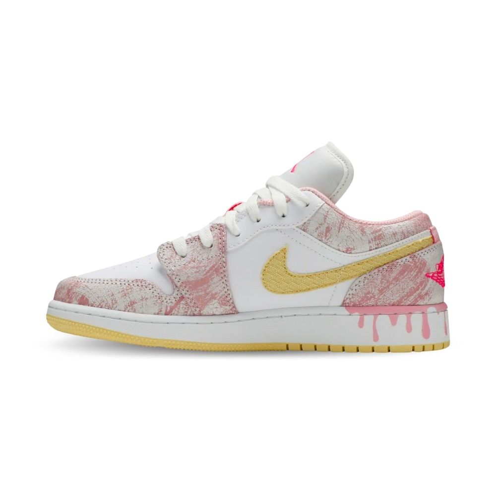 Air Jordan 1 Low Strawberry Ice Cream White Hyper Pink