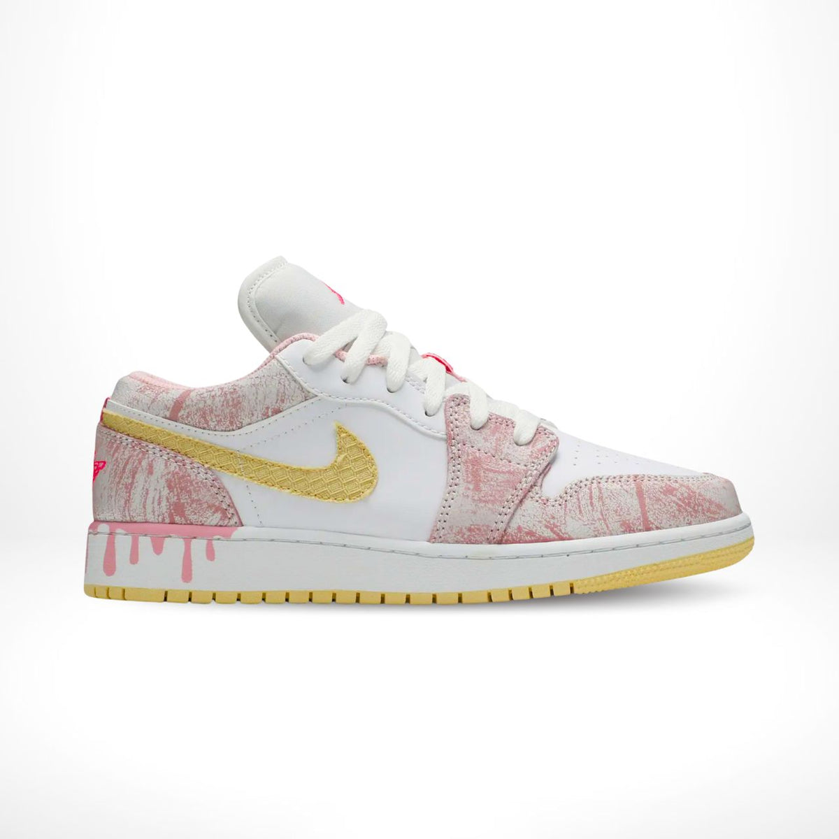 Air Jordan 1 Low Strawberry Ice Cream White Hyper Pink