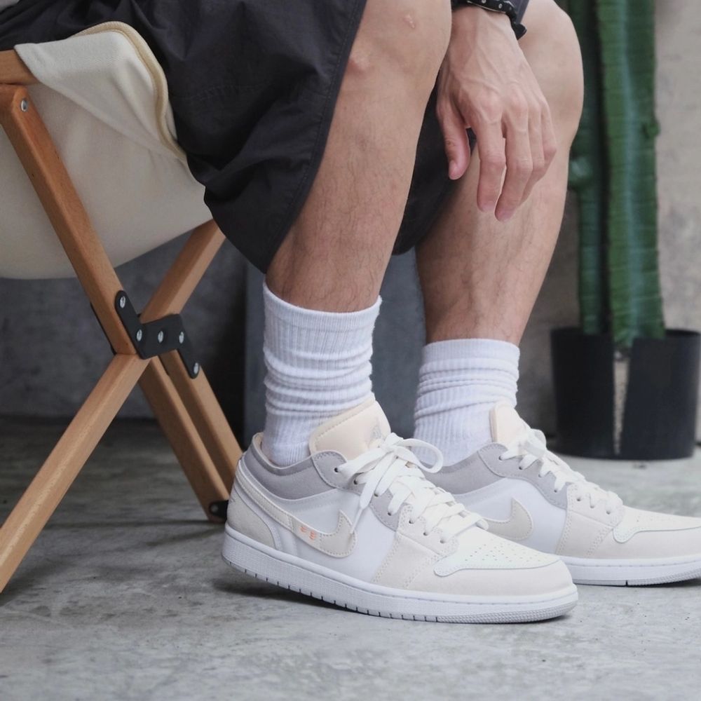 Air Jordan 1 Low Craft Tech Grey White SE