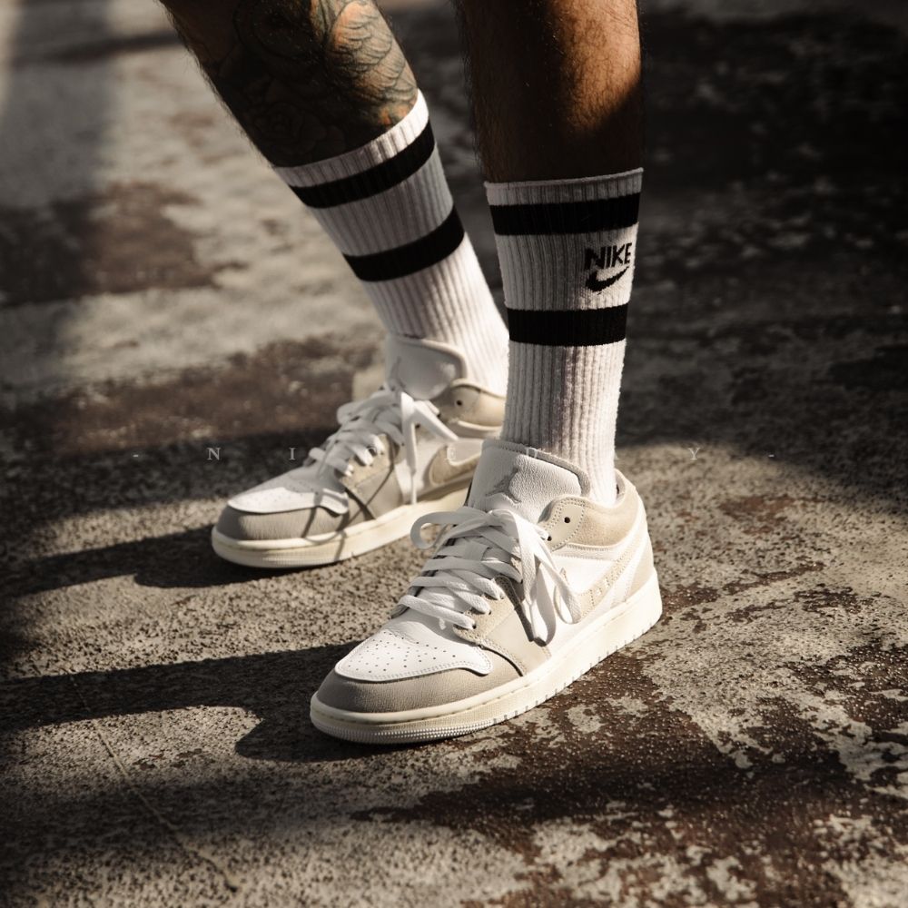 Air Jordan 1 Low Craft Tech Grey White SE