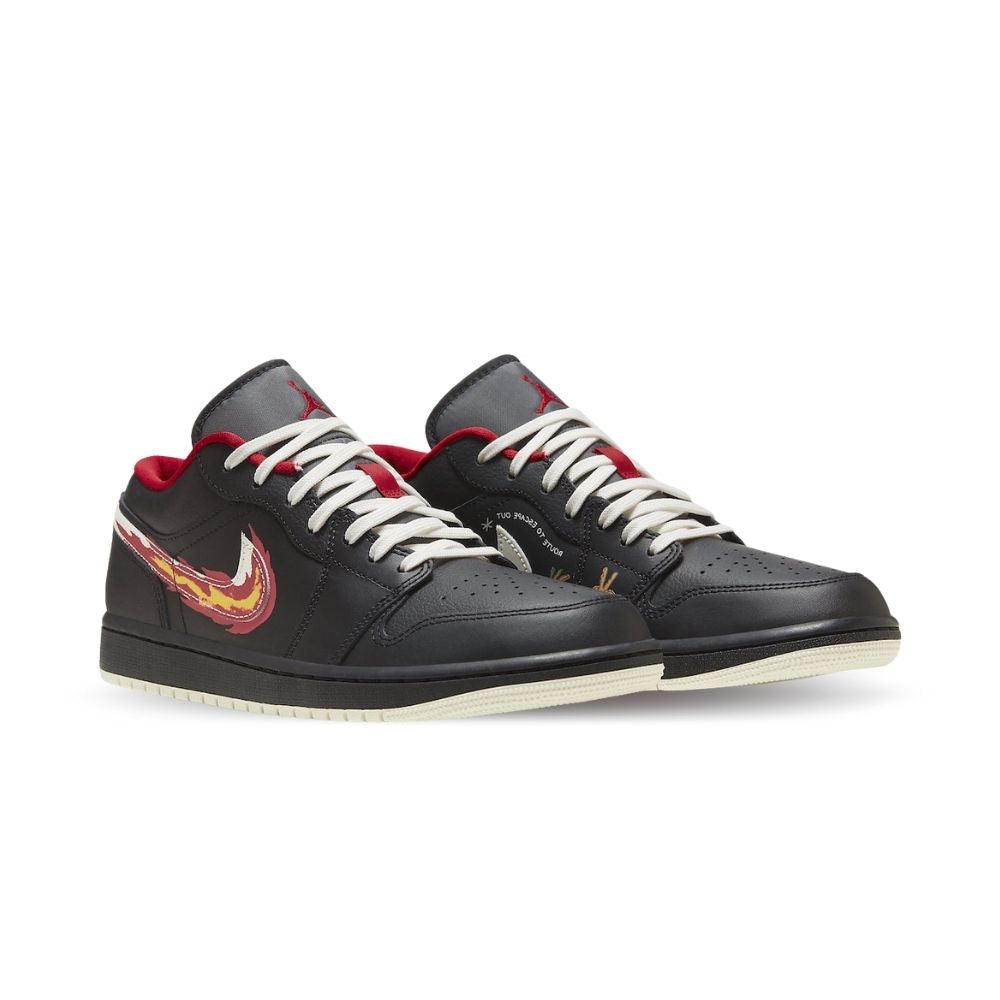 Air Jordan 1 Low Just Skate Black Red SE