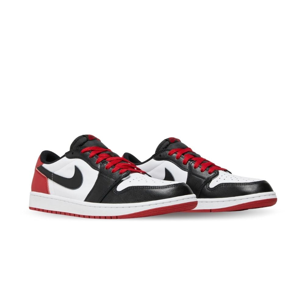 Air Jordan 1 Retro Low OG Black Toe Red