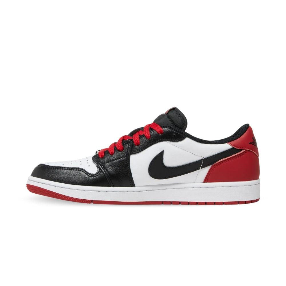 Air Jordan 1 Retro Low OG Black Toe Red